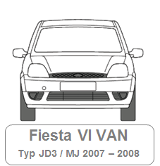 Fiesta VAN JD3 07-08