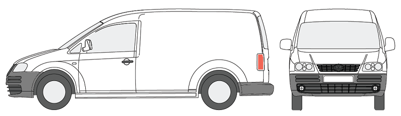 VW Caddy Maxi 2007 - 2010 