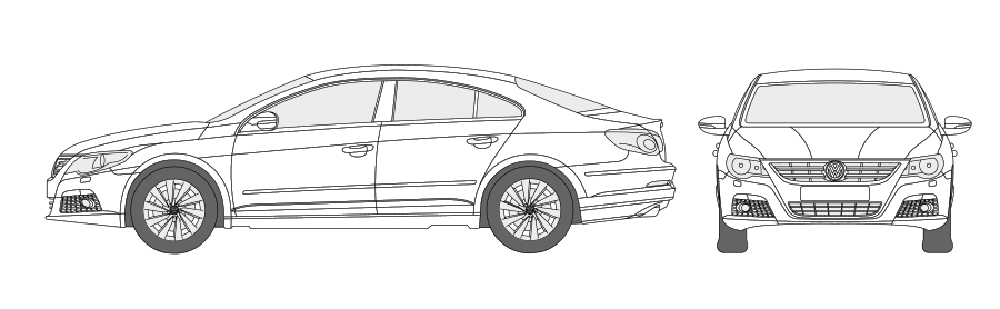 VW Passat CC 2008 - 2012